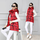 2022 Autumn And Winter Women Vest Thick New Student Cotton Coats Size 5XL Lady Clothing Warm