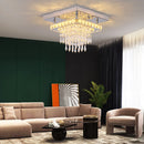 Modern Lustre Chrome Crystal Chandeliers Lighting Led Hanging Ceiling Lamp For Kitchen  Plafon Lamparas De Techo Luminaire