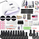 Nail Set With UV Lamp Nail Drill Machine Nail Dryer For Manicure Gel Electric Nail Drill For Nail Art Cutter Tools
