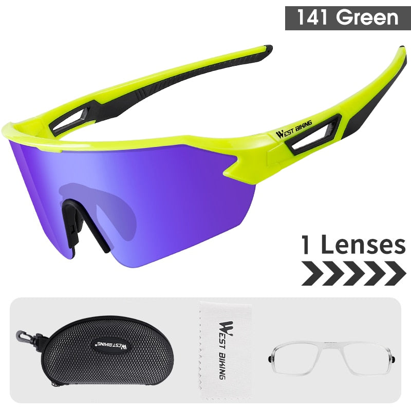 WEST BIKING HD Polarized Cycling Glasses UV400 Protection Bicycle Outdoor Sports Sunglasses MTB Road Bike Goggles Eyewear