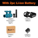 Soplador de aire inalámbrico industrial de 6 velocidades, soplador de nieve, colector de hojas de polvo, barredora de limpieza, herramienta eléctrica de jardín para batería Makita de 18V