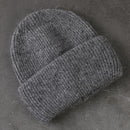 Rabbit Fur Beanies Soft Warm Fluffy  Winter Hat for Women Angora Knitted Hat  Skullies Beanies Female Bonnet Woman Knit Cap