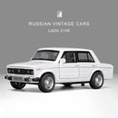 1/32 Russian LADA NIVA Alloy Model Car LADA 2106 Toy Diecasts Metal Casting Pull Back Music Light Car Toys For Children Vehicle