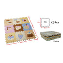 Cartoon Animal Pattern Play Mat Puzzle EVA Foam Floor Pad For Children Baby Gym Crawling Mats Toddler Carpet Random Color