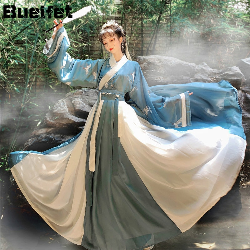 Chinese Dress Oriental Style Fairy Hanfu Costume Cosplay Ancient Traditional Elegant Tang Dynasty Princess Performance ханьфу