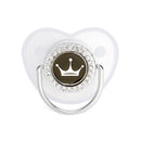 9 Colors Pacifier Baby Shower Gift Bling Baby Dummy Silicone BPA Free Infant Nipple Newborn Pacifiers For Babies I Love Mum Dad