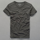 3007 Cotton T-shirt Men Excellent Quality Slub Cotton Solid Color Summer Japan Style Harajuku Male Comfortable Soft Pullover Tee