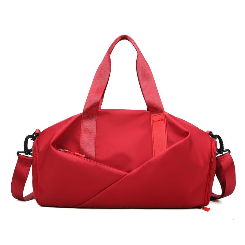 Bolso de viaje con volantes para mujer, bolso de mano para equipaje de hombre, bolso de lona de gran capacidad, bolso de mano grande para fin de semana, bolso de hombro tipo bandolera para mujer