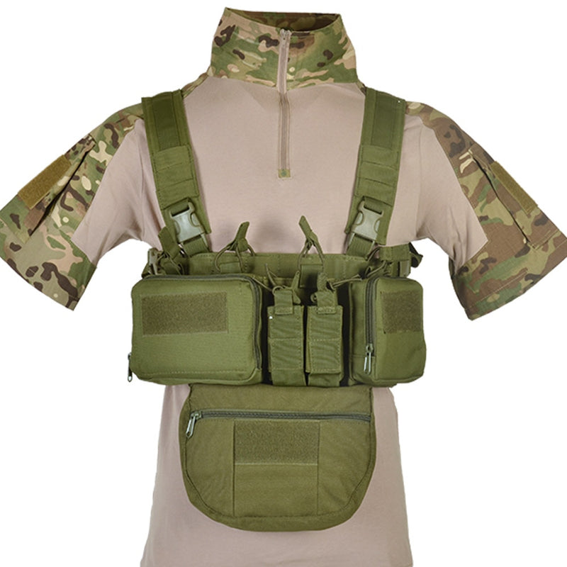 CS Match Wargame TCM Chest Rig Airsoft Taktische Weste Military Pack Magazintasche Holster Molle System Taille Herren Nylon