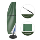 Waterproof Oxford Cloth Outdoor Sunshade Umbrella Cover Garden Weatherproof Patio Cantilever Parasol Rain Cover with Push Rod