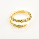 ANDYWEN 925 Sterling Silber Gold Bühne Zirkon Pavé Schlange Verstellbarer Ring 2020 Rock Punk Mode Edelschmuck Für Europäische Frauen
