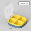 Tcare, organizador de pastillas de viaje, caja de pastillas a prueba de humedad para monedero de bolsillo, pastillero diario, contenedor portátil para medicamentos y vitaminas