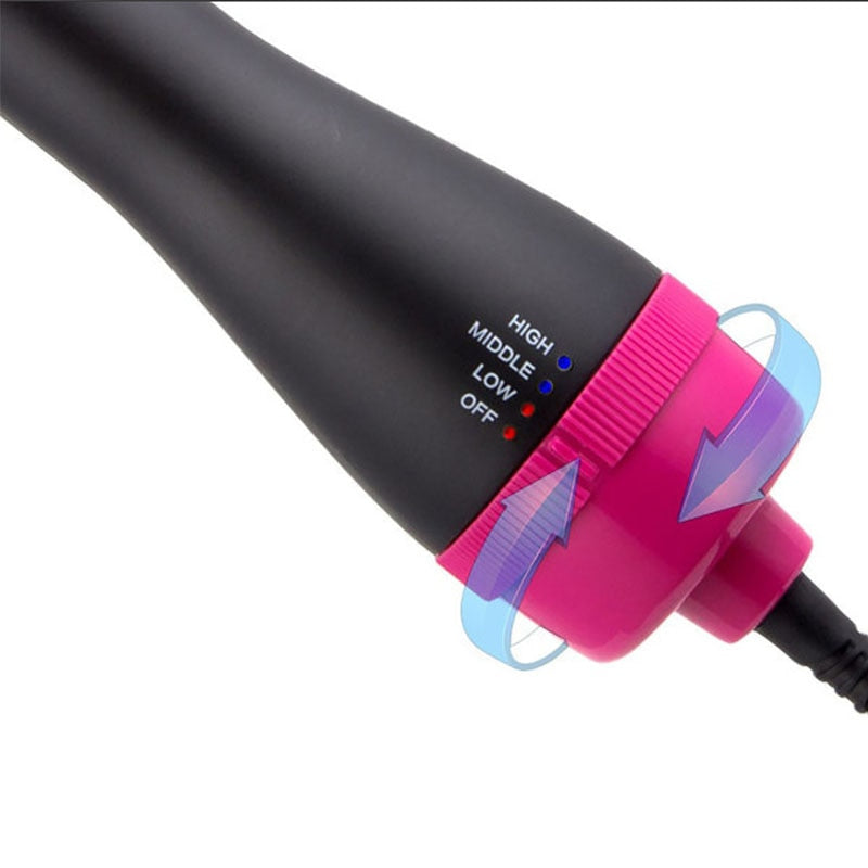 Hair Dryer Hot Air Brush Styler and Volumizer Hair Straightener Curler Comb Roller Electric Ion Blow Dryer Brush