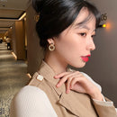 Retro Metallic Gold Colour Multiple Small Circle Pendant Earrings 2022 Jewelry fashion Wedding Party Unusual Earrings For Woman