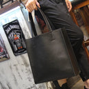Men&#39;s Casual Handbag Mad Horse pu Leather Shoulder Messenger Bag British Fashion Men&#39;s Bag Large Capacity Messenger Bag