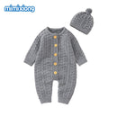 Baby Rompers Knitted Newborn Boy Jumpsuits Autum Long Sleeve Toddler Girl Sweaters Clothes Children Overalls Winter