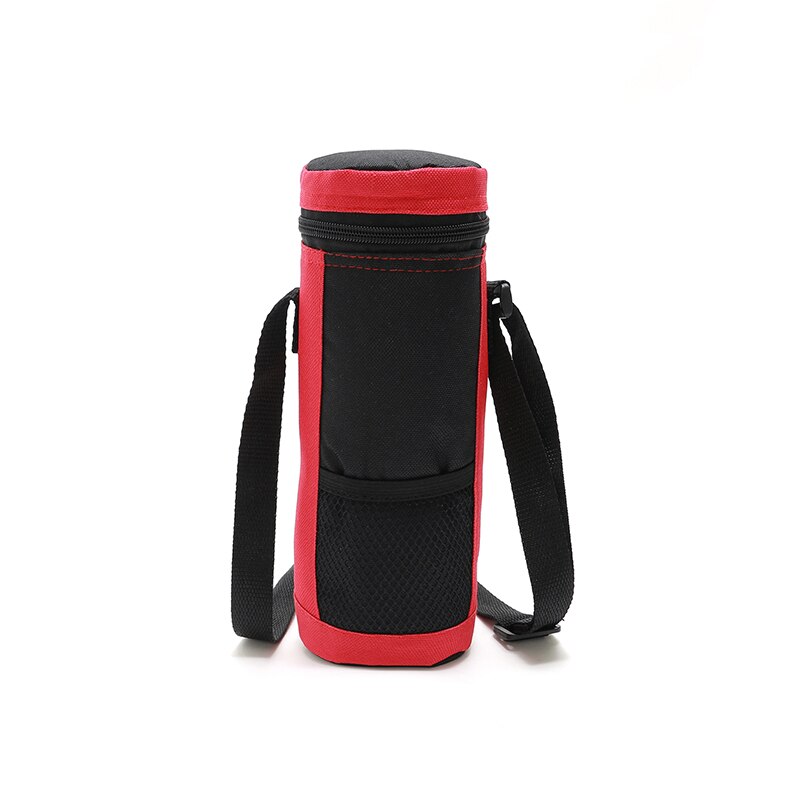 SANNE 600D Polyester Oxford Cooler Bag Round Insulated Thermal Bag Ice Water Bottle Ice Pack Can Be Portable Lunch Bag