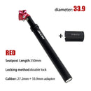 ZOOM Sattelstütze Aufhängung Dropper Mtb 27 2 Fahrrad Sattelstütze Hängendes Sattelrohr 30.9 Mit Stoßdämpfer Sattel Mountainbike