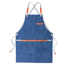 New Durable Goods Heavy Duty Unisex Canvas Work Apron with Tool Pockets Cross-Back Straps Adjustable For Woodworking Painting