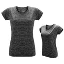 VEAMORS Women Quick Dry Sports Yoga Shirt Short Sleeve Breathable Exercises Tops Gym Running Fitness T-Shirts Sportswear