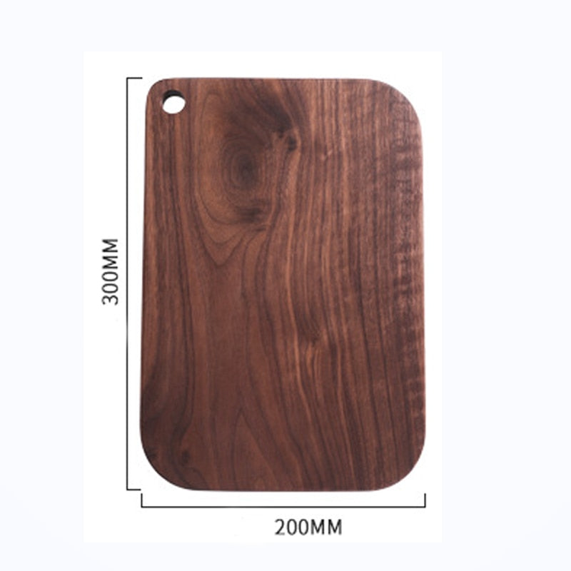 Black Walnut Wood Kitchen  Cutting Board Solid Wood Rootstock Lacquerless Fruit Chopping board Kitchen wooden cutting board