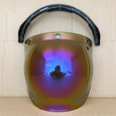 Soman Open Face Helmet Visor Bubble Flip Up Motorcycles Visor Capacete Lens Helmet Accessories BV01