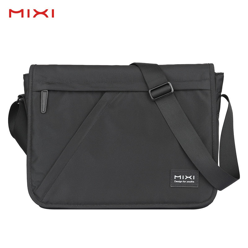 Mixi Fashion Men School Bag Boys Crossbody Satchel One Shoulder Bag Messenger Waterproof Big Capacity Designed for Youth M5177