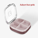 Tcare, organizador de pastillas de viaje, caja de pastillas a prueba de humedad para monedero de bolsillo, pastillero diario, contenedor portátil para medicamentos y vitaminas