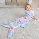 Nap Sleeping Bag Soft Fleece Shark Mermaid Tail Blanket Children Sleeping Sack Blanket Kids Mermaid Blanket Sleep Sack