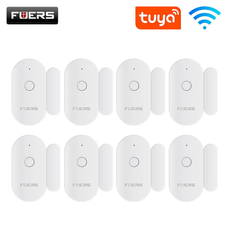 Fuers Tuya Smart Home WiFi Door Sensor Door Open Detectors Security Protection Alarm System Home Security Alert Security Alarm