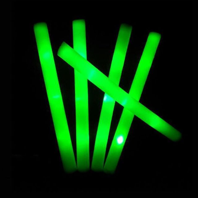 12/15/30/60Pcs/Lot Glow Sticks Bulk Colorful LED Foam Stick Glow Sticks Cheer Tube RGB LED Glow in the Dark Light for Xmas Party