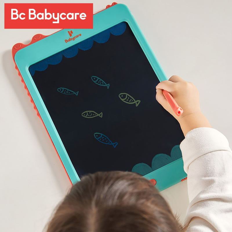 BC Babycare 10 pulgadas LCD tablero de dibujo Digital electrónico Sketch Pad escritura a mano Doodle pintura tableta arte niños juguetes educativos