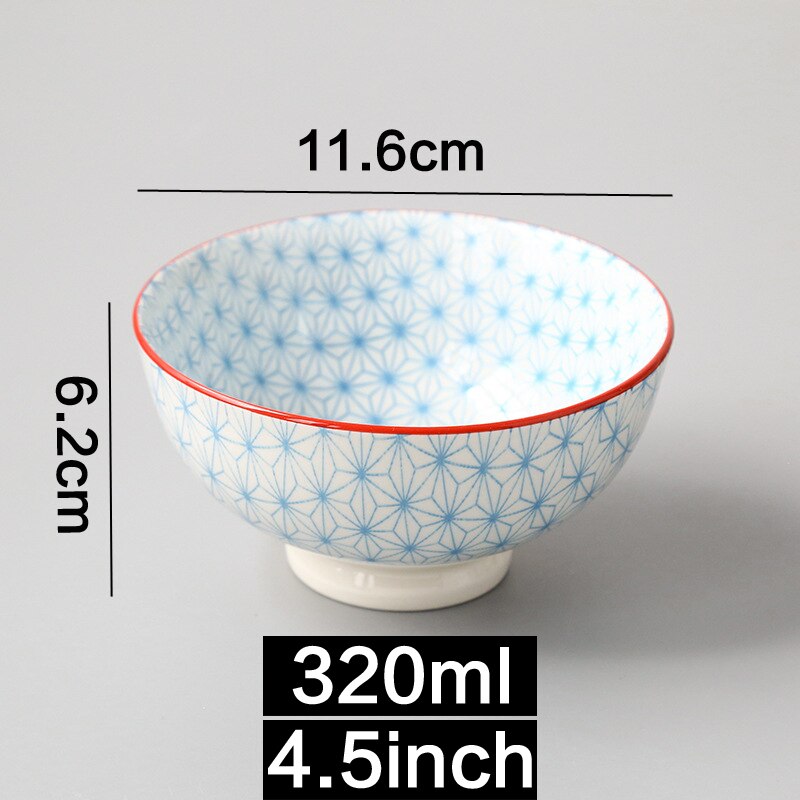 Japanese and Wind 4.5-inch Rice Bowl Ceramic Unglazed Anti-scalding Bowl European Simple Household Soup Bowl  High-legged