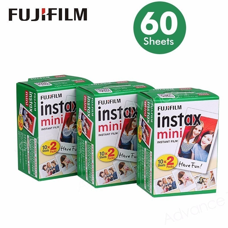 Origin Fujifilm Instax Mini Film 10-100 Sheets Photo Paper for Fuji Instant Film Cameras Instax Mini 11 8 9 90 Link Liplay EVO