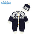 Baby Rompers Knitted Newborn Boy Jumpsuits Autum Long Sleeve Toddler Girl Sweaters Clothes Children Overalls Winter