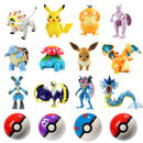 Pokemon Figures Ball Variant Model Pikachu Jenny Turtle Pocket Monsters Action Figure Toy Christmas Gift Box