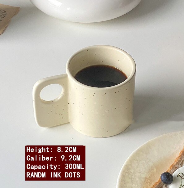 Ceramics Mugs Coffee Cups Personalized Funny Espresso Cup Creative Handle Mug for Tea Kawaii Gift for Lovers Japan Style Design