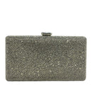 Boutique De FGG Fuchsia Women Crystal Clutch Evening Bags Wedding Bridal Rhinestone Box Handbags Party Dinner Diamond Purse