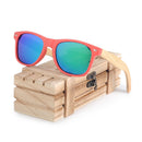 BOBO BIRD Quadratische Vintage-Sonnenbrille für Herren Damen Holz Sonnenbrille 2022 Retro Polarisierte Brille lunette de soleil femme