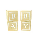 Staraise Transparent Letter A-Z Box Custom Baby Name Balloon Box Girl Boy Baby Shower Decorations Baby 1st Birthday Party Decor