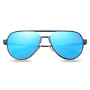 BARCUR  Oversize Aluminium Sunglasses Men Polarized Trending Styles Sun glasses Male Anti-Reflective oculos With Box Gift