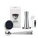 Edelstahl-Kaffeekapseln für Nescafe Dolce Gusto Lumio, nachfüllbare Dolci Gusto, wiederverwendbare Kaffeefilter, gemahlener Tamper