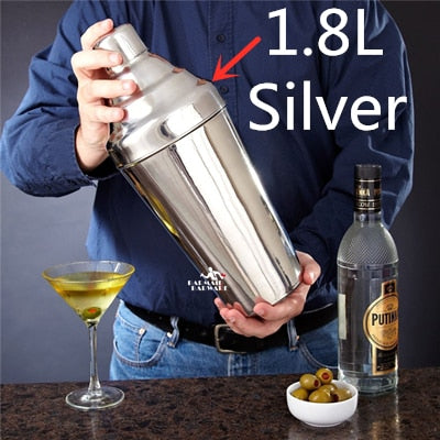 Boston Cocktail Shaker Martini Bar Cocktail Shaker Stainless Steel Boston Flair Mixing Tin Set Bar Tool