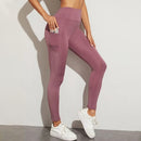 Damen Workout Leggings Fitness Nahtlose Mesh Sporttaschen Leggings Damen Fashion High Waist Leggings Damen Yoga Laufhosen