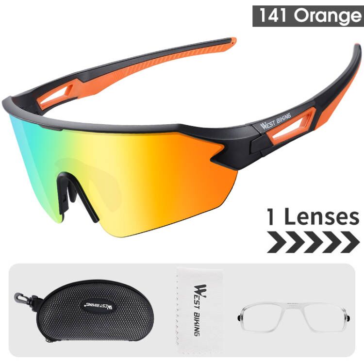 WEST BIKING HD Polarized Cycling Glasses UV400 Protection Bicycle Outdoor Sports Sunglasses MTB Road Bike Goggles Eyewear