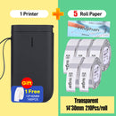 Niimbot Portable Thermal Label Printer Pocket Mini Wireless Barcode Printer Bluetooth Connection For Mobile Phone Android iOS Ho