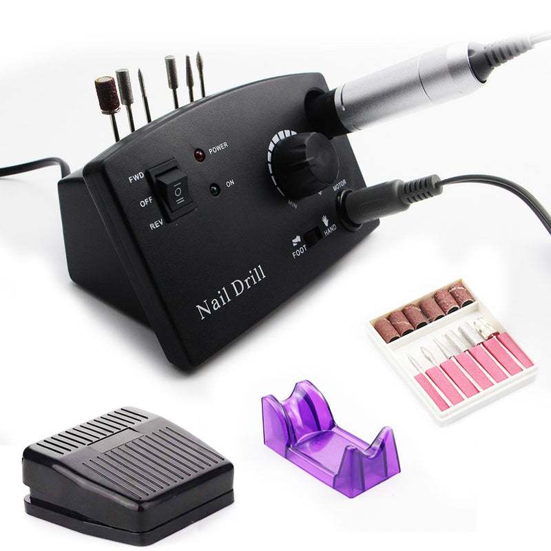 3 Color Nail Drill Machine 35000RPM for Electric Manicure Drill Machine&amp; Accessory With Milling Cutter Electric Nail File