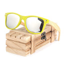 BOBO BIRD Quadratische Vintage-Sonnenbrille für Herren Damen Holz Sonnenbrille 2022 Retro Polarisierte Brille lunette de soleil femme