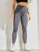 Leggings de cintura alta para mujer, mallas deportivas negras para mujer, mallas deportivas ajustadas para entrenamiento