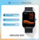 HAYLOU GST Smart Watch Herren Damen Uhr Blutsauerstoff Herzfrequenz Schlafmonitor 12 Sportmodi Benutzerdefiniertes Zifferblatt Globale Version
